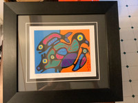 Ojibway Norval Morrisseau’s Numbered PP “Animals Connect”