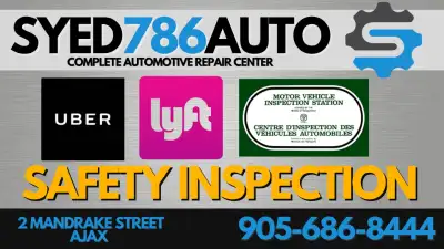 UBER SAFETY INSPECTION $69.99, View more