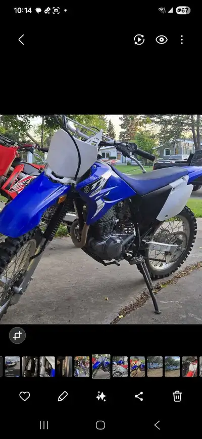 2015 ttr 230 in new condition, this bike has hardly been used, only ridden a few times, it has elect...