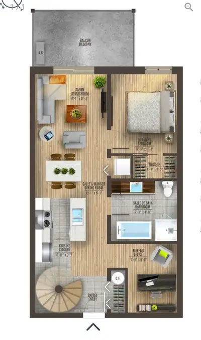 Penthouse Hull secteur plateau 2400$