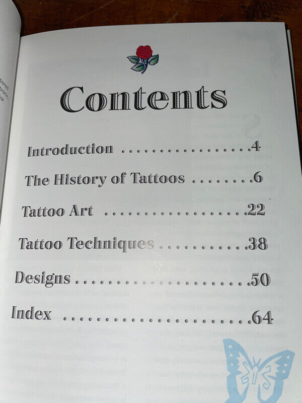 Tattoos - vintage hardcover book by Elizabeth Rowe in Non-fiction in Mississauga / Peel Region - Image 3