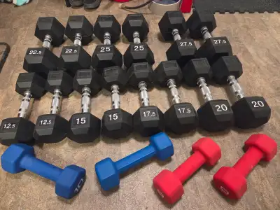 283 LBs Dumbbell set with 6 Slot Stand, View more