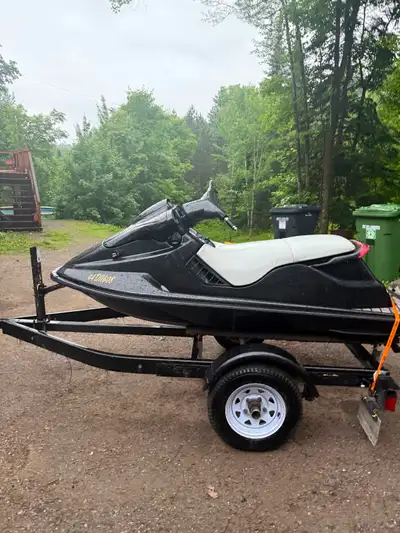 Seadoo xp650 1993 avec papier et remorque plaquée artisanale ,en assez bonne condition un petit bout...