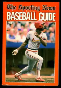 1986 The Sporting News Baseball Guide 512 pages excellent