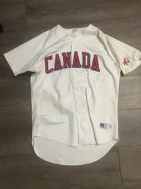 1995 Team Canada Game Used Baseball Jersey