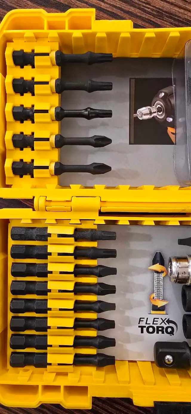 DeWalt 20 pcs Flex Torq Impact Set, Hex Shank, Magnetic in Other in Kitchener / Waterloo - Image 8
