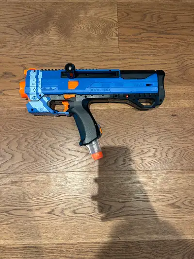 Not in its original packaging, besides that no issues. Fires smoothly with no damage to the blaster....