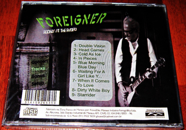 CD :: Foreigner – Can't Slow Down...When It's Live! (NEW ) in CDs, DVDs & Blu-ray in Hamilton - Image 2