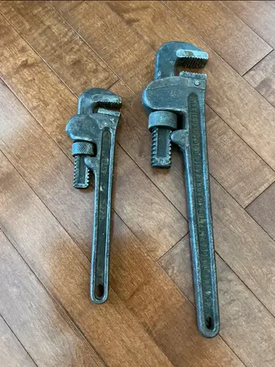 Pipe Wrenches - $20 each , View more