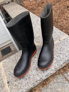 Bottes en caoutchouc, taille 12, fait au Canada, View more