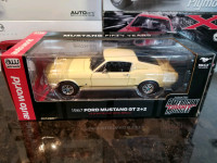 1:18 Diecast Autoworld AW 1967 Ford Mustang GT 2+2 Yellow