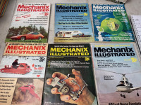 VINTAGE NOV 1970 - DEC 1972 MECHANICS ILLUSTRATED MAGAZINES #HR0