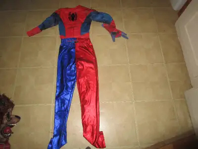 tel 614 625-6704 cell GUY je peux vendre séparément turtle 20 $ spider man 15 $ et j ai déguisement...