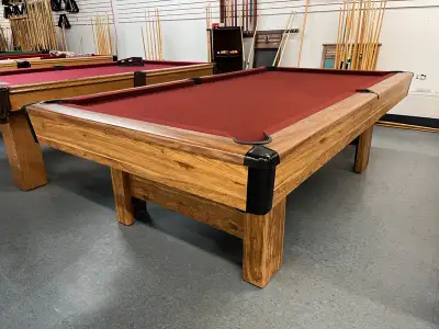 Table de pool Billard ardoise 8 pieds Pool Table with real slate, View more