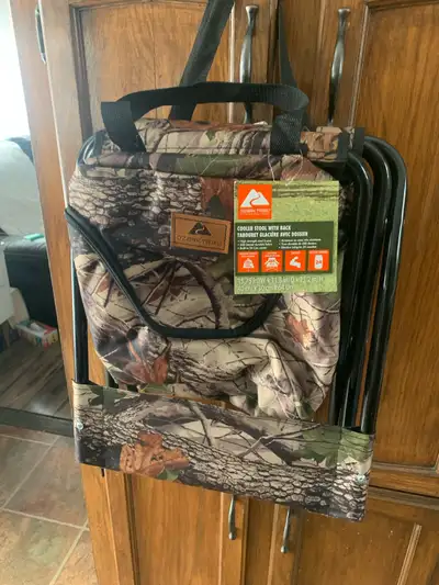 camo folding chair with cooler , View more