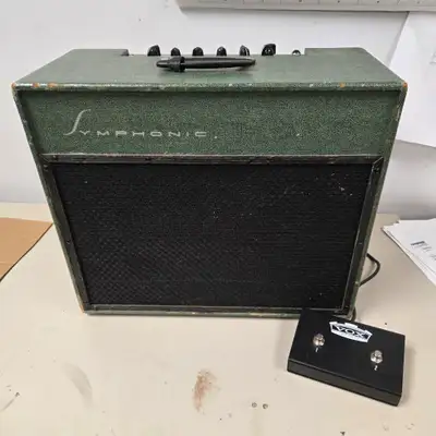 Here's a nice little 12 watt all tube practice amp. It used to be a not the safest, series filament...