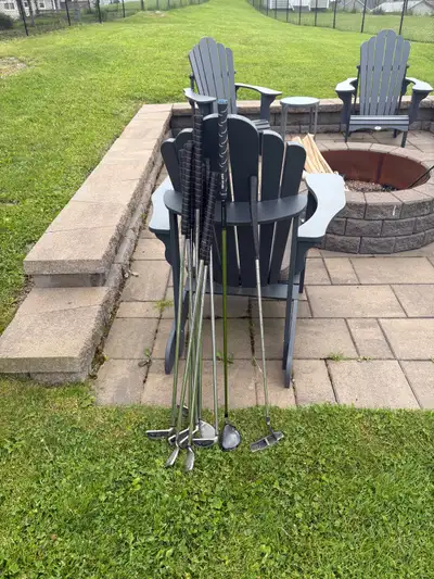 I have a set of left hand golf clubs for sale. $25. Great for a beginner. All the irons are there an...