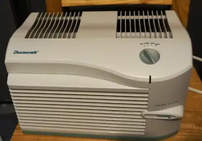 Airpurifier HEPA/ Carbon Duracraft DA1010, small room twin motor, View more