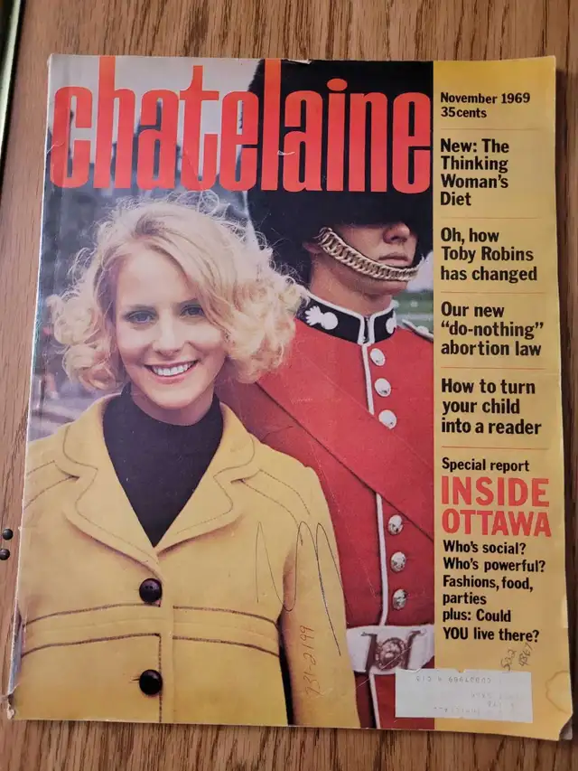 Vintage 1969 Chatelaine Magazine