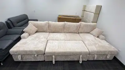 Premium Modular Sectional Couch with Pull-out Sleepers (Brand Ne, View more