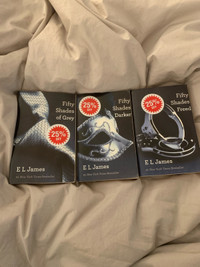 Set of 3 Fifty Shades Of Grey Books