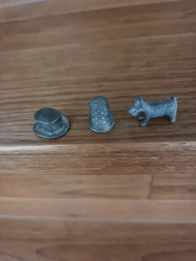 Pewter game pieces, View more