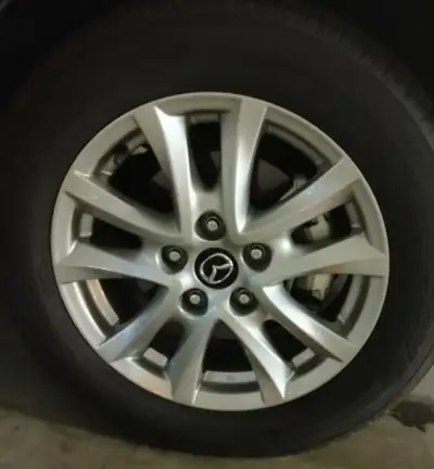One season Michelin -Ice winter tires on original 2014 Mazda rims. We sold The vehicle no need for t...