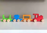 Manny & Simon Wooden Train Set, Push Pull Toy