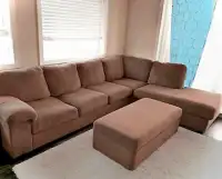 FREE DELIVERY!! Nice Brown Sectional