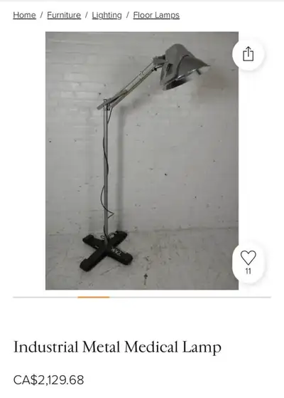 Industrial floor lamp／Medieval surgical lamp, View more
