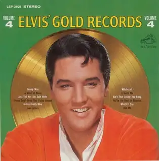 ELVIS' GOLD RECORDS VOLUME 4 LSP-3921 STEREO EXCELLENT ÉTAT, View more