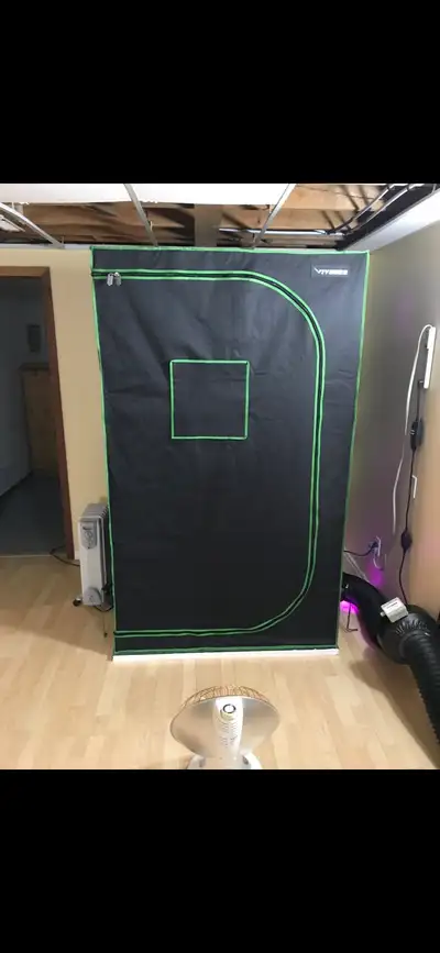 Complete Indoor Grow Set Up 2 Tents and 3 Lights Exhaust Fan, View more