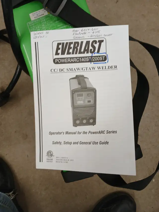 Everlast Powerarc 200 ST Welder with 6010 Electrodes63654759919105124