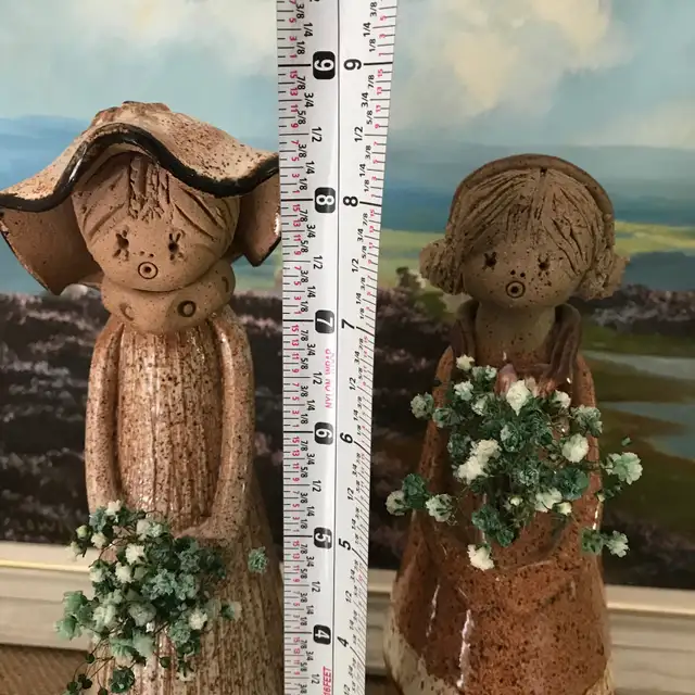 $in Ad Handcrafted Pottery Flower Girls & Garden Hat Wall Decor  in Home Décor & Accents in Ottawa - Image 11