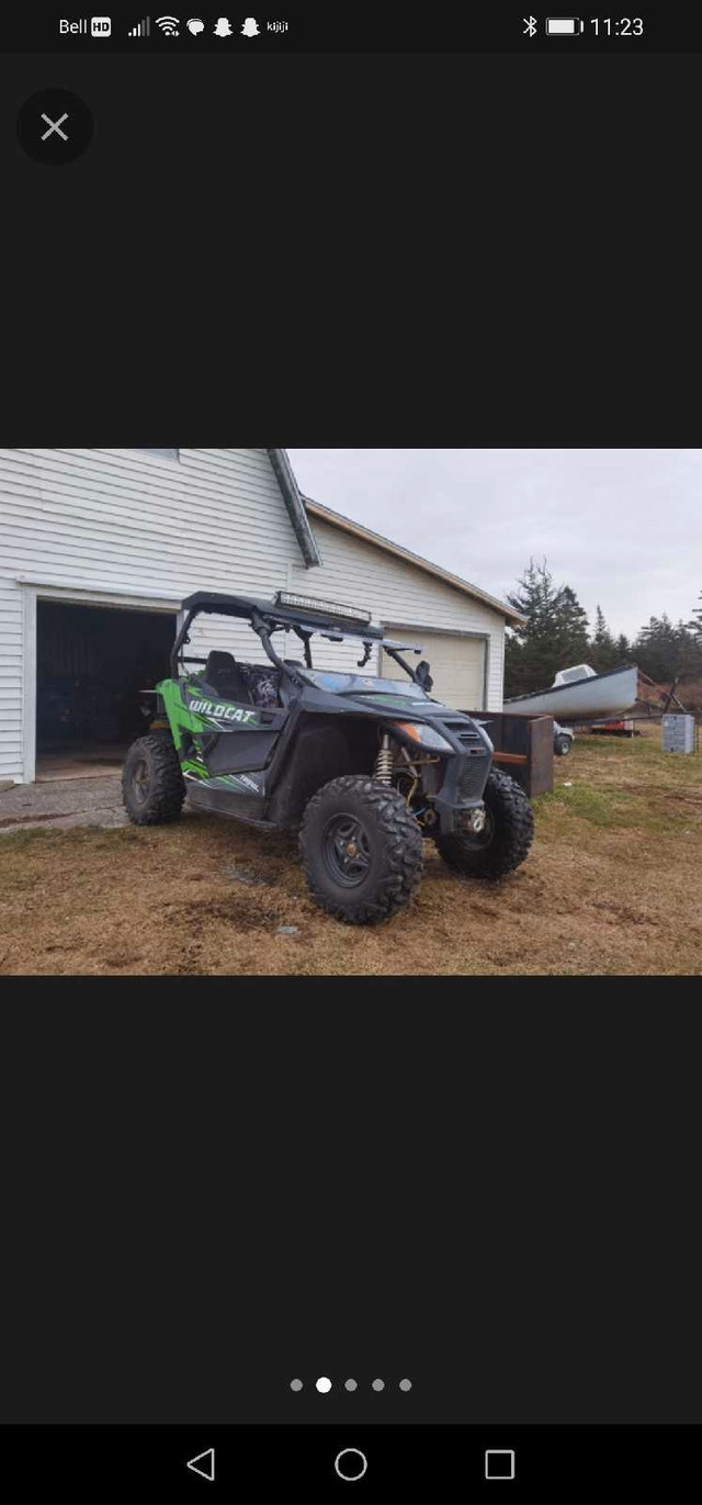 Wildcat trail in ATVs in Yarmouth