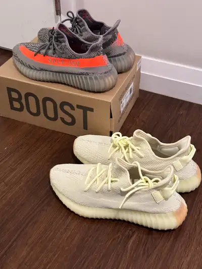 Yeezy 350 v2 Butter and Beluga 1.0. Men’s size 10.5. Brand new, never worn. Received as gift and sat...