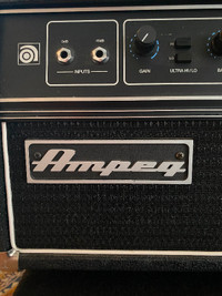 AMPEG BASS AMP and Cabinet