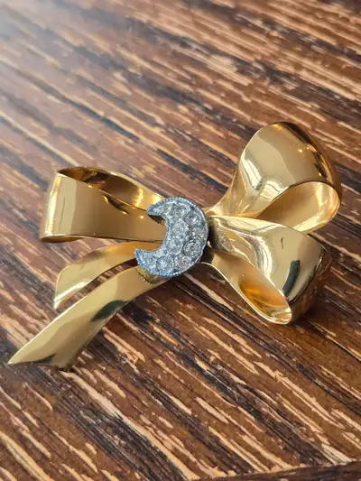 CORO MOON XL MIDCENTURY BROOCH, View more
