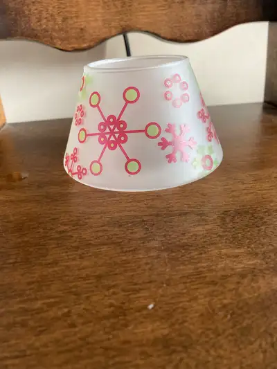 Party Lite Christmas Mini Barrel Jar Shade, View more