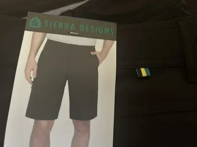 Brand New Sierra Designs Black Cargo Shorts, View more