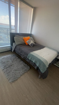 IKEA Malm Bed Frame & Hybrid Mattress