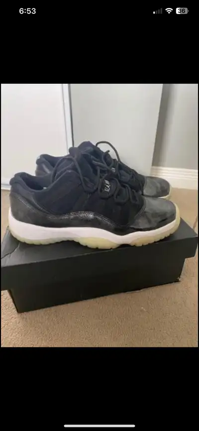Jordan 11 low youth 6.5 no orginal box, View more