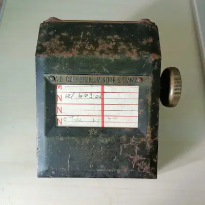 This Rollo deck is a unique piece of phone history. It still shows some 5-digit phone numbers. Made...