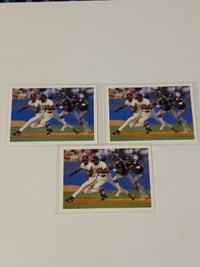 DEION SANDERS PRIME TIME 1992 Upper Deck #SP3 Card BASEBALL /FB3