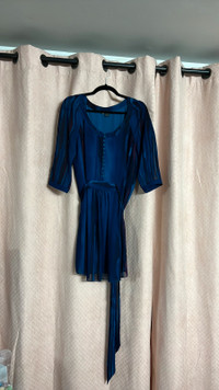 Armani Exchange blue dress 
