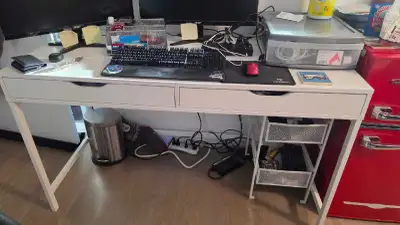 Ikea Computer Desk + Chair (selling towards end of April), View more