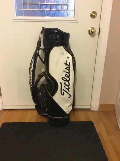 Vintage Faux Leather Titleist Golf Cart Bag, View more