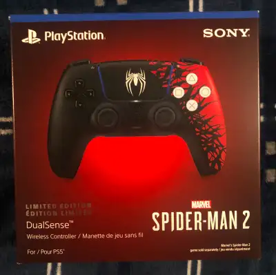 Spider-Man 2 Limited Edition Dualsense PS5 Controller (Sealed), View more
