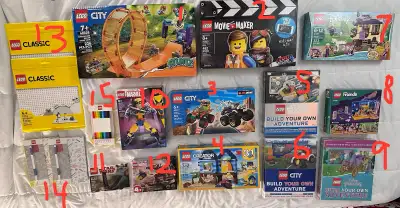 Brand new Lego City, Marvel, Friends, Disney, Star Wars, Book se, View more