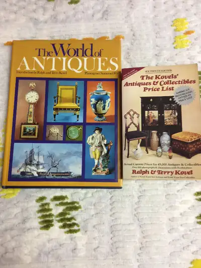 2 Antique Reference Guide Books, View more